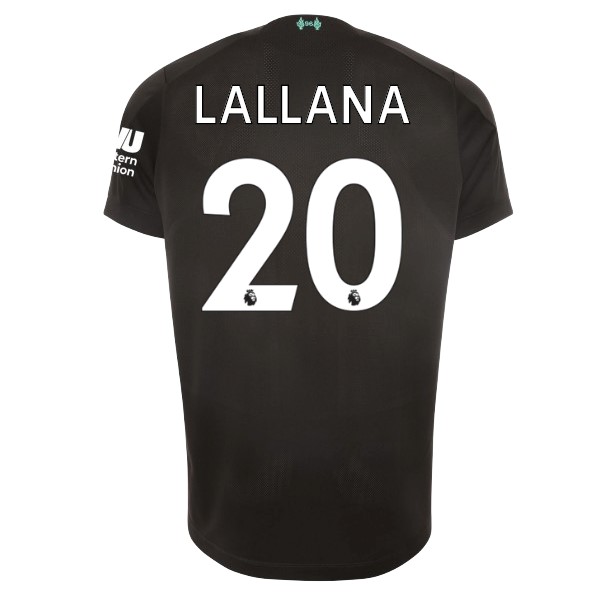 Camiseta Liverpool NO.20 Lallana 3ª Kit 2019 2020 Negro